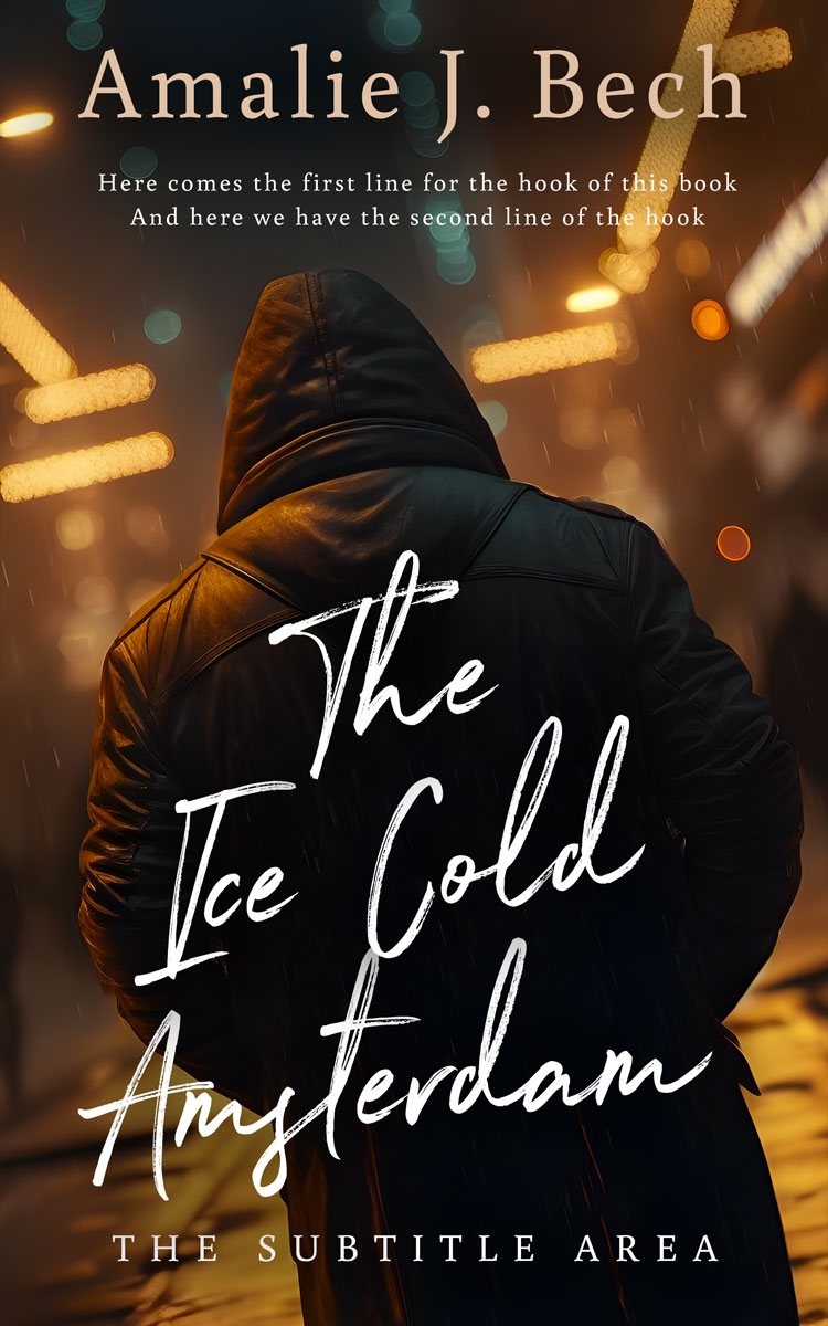 2D view of Premade Mystery & Thriller & Suspense Book Cover - Zeus