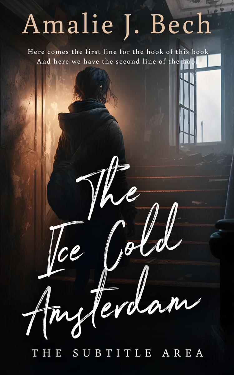 2D view of Premade Mystery & Thriller & Suspense Book Cover - Thunder