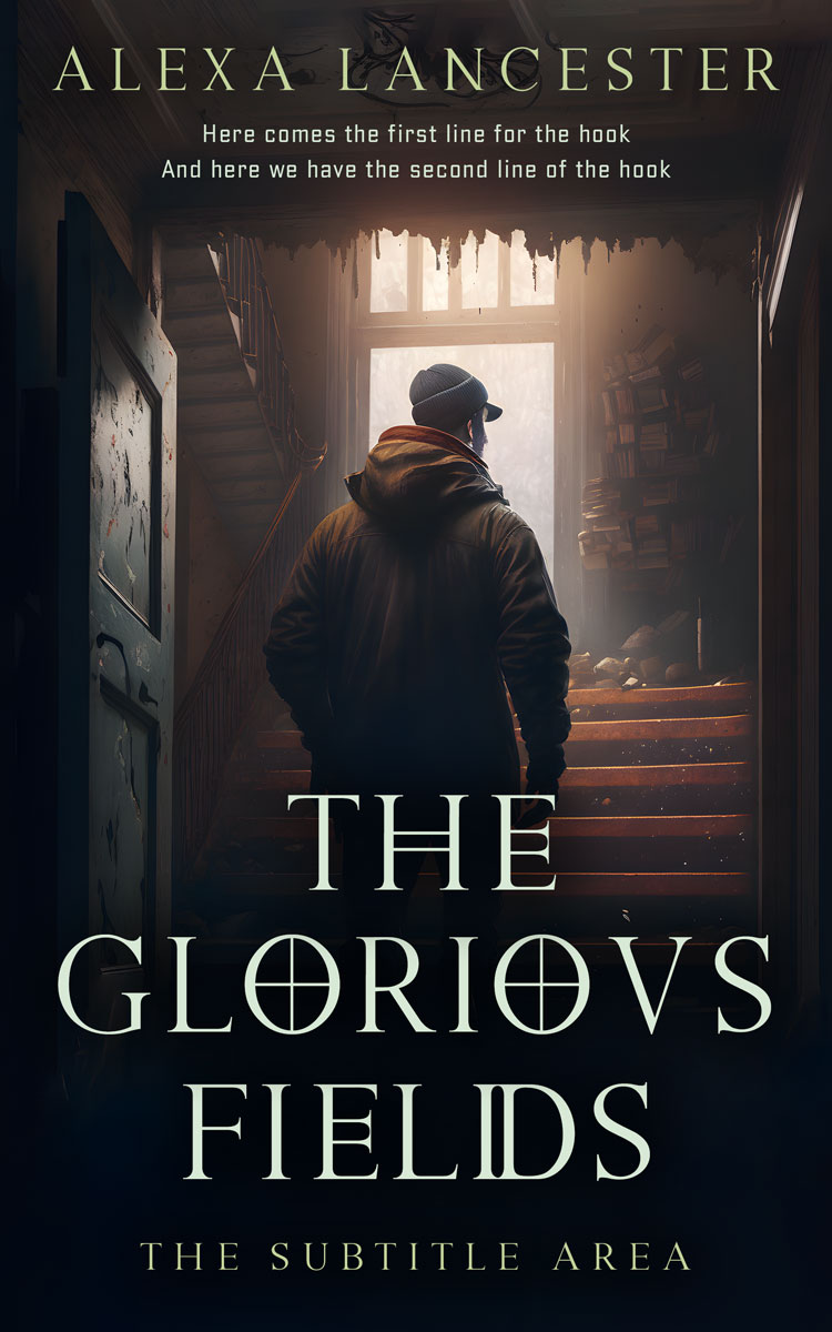 2D view of Premade Mystery & Thriller & Suspense Book Cover - Shark