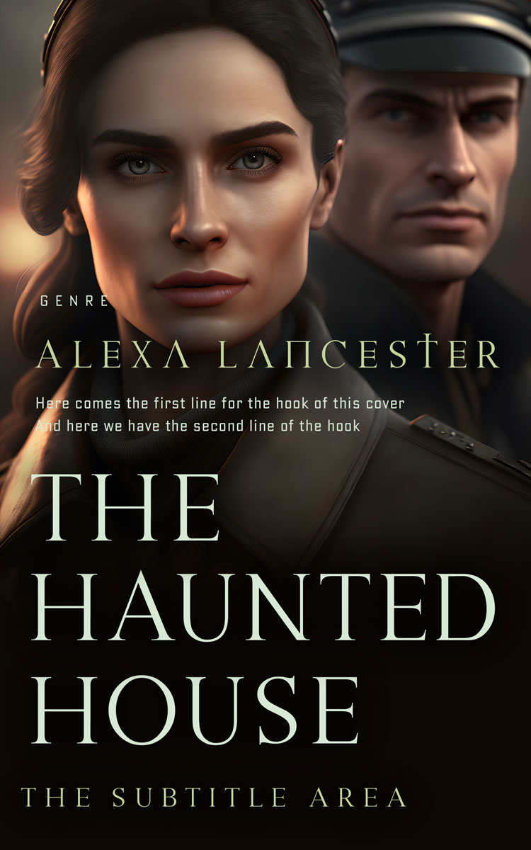 2D view of Premade Romance Book Cover - Zeus