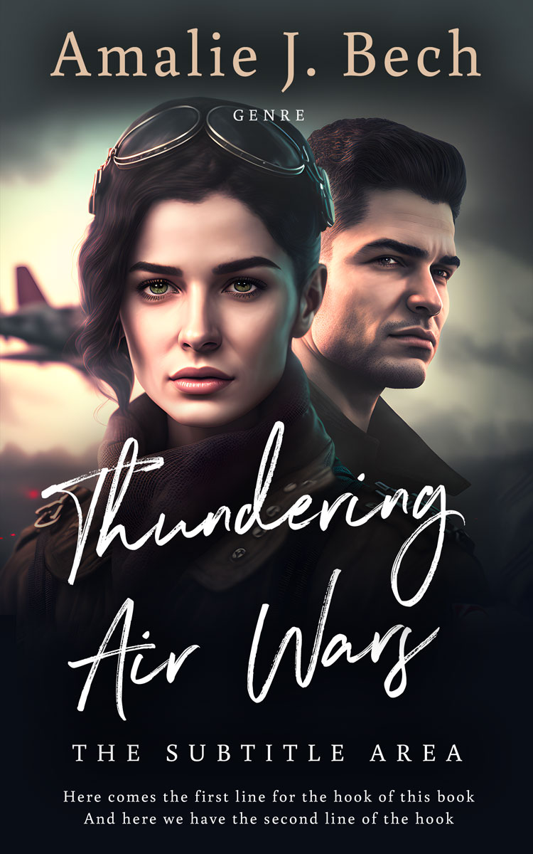 2D view of Premade Historical Book Cover - Shark