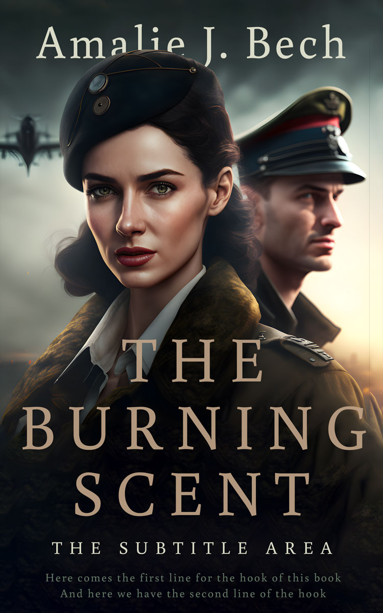 2D view of Premade Historical Book Cover - Coral Reef