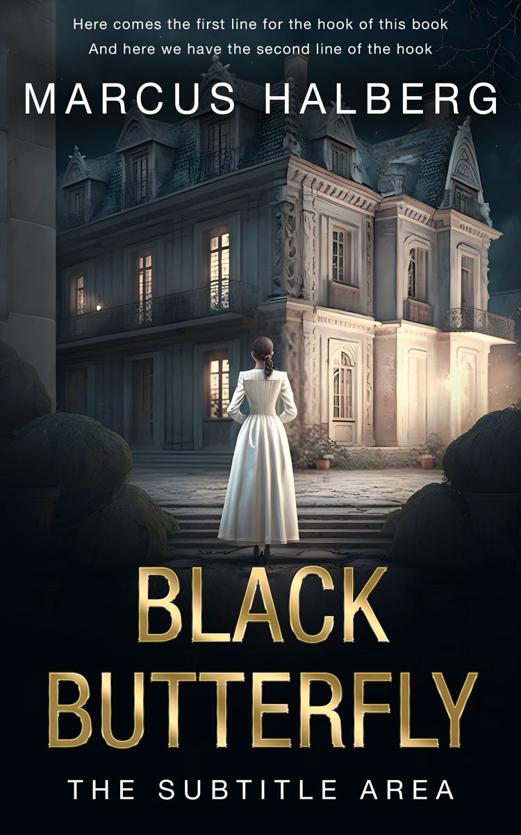 2D view of Premade Historical Book Cover - Bunker