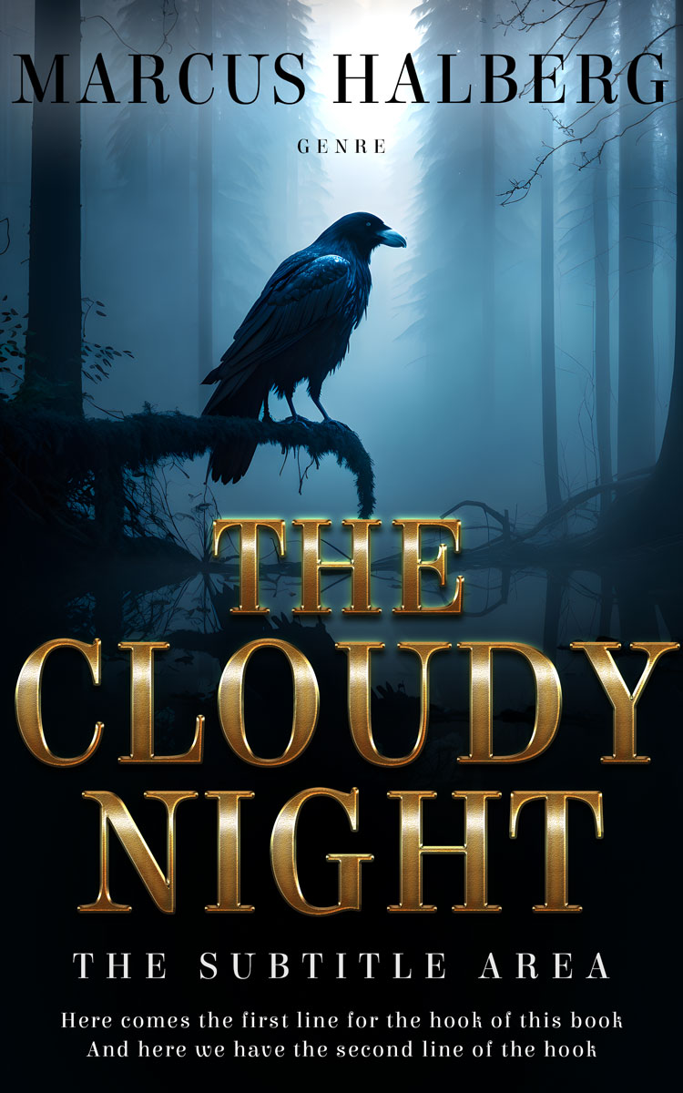 2D view of Premade Fantasy Book Cover - Big Stone