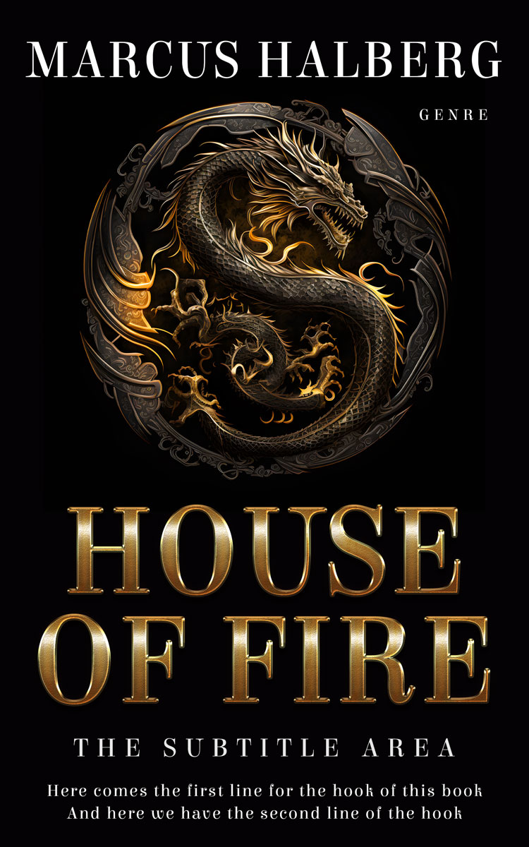 2D view of Premade Science Fiction Book Cover - Cod Gray