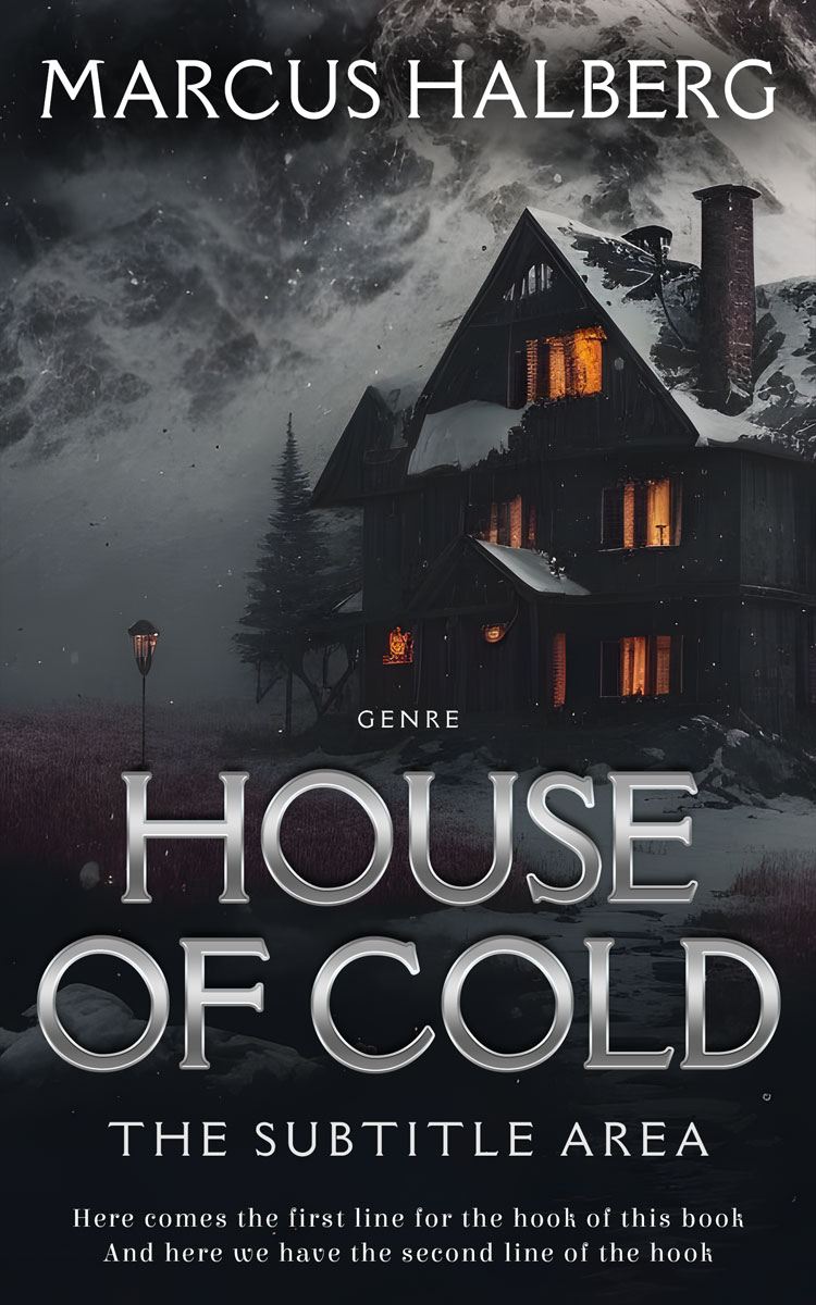 2D view of Premade Mystery & Thriller & Suspense Book Cover - Shark