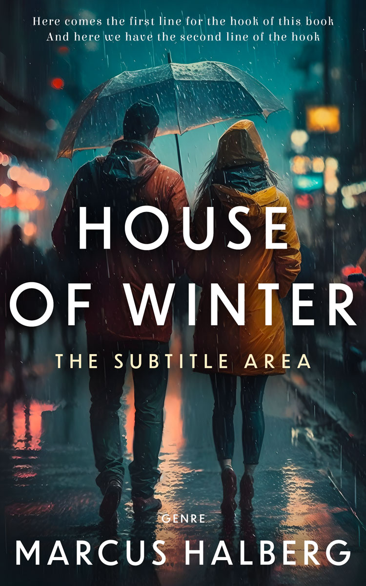 2D view of Premade Romance Book Cover - Outer Space