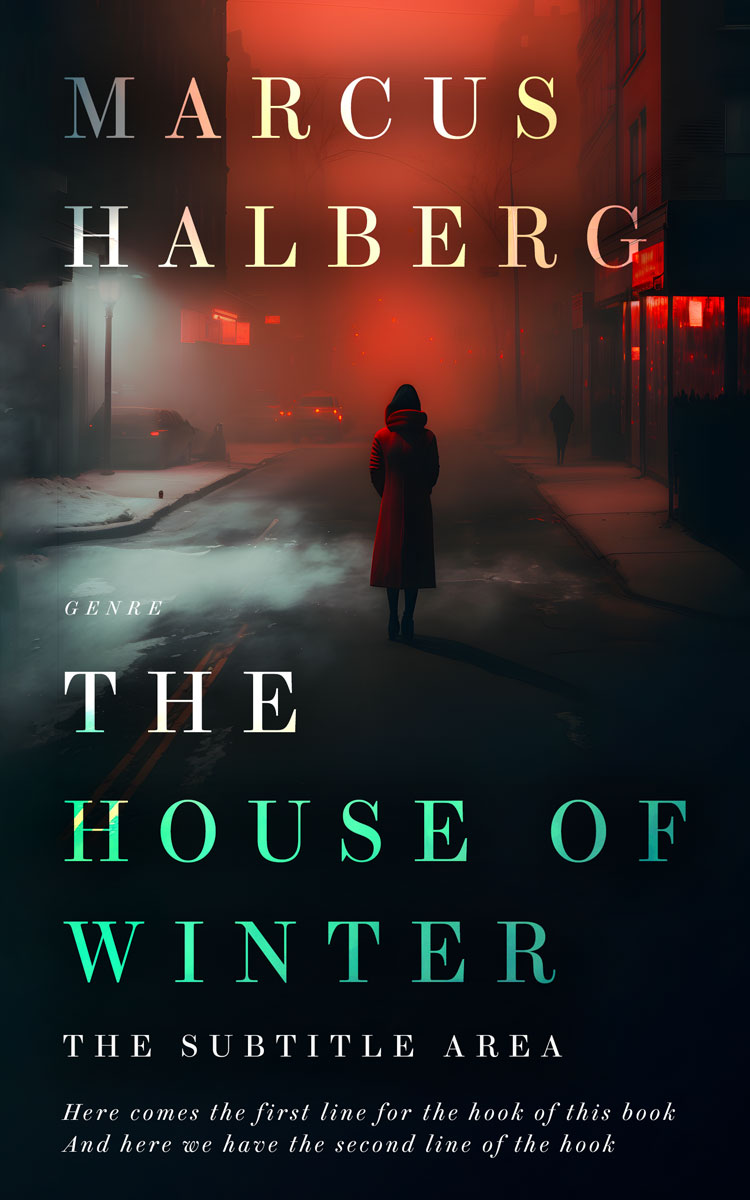 2D view of Premade Mystery & Thriller & Suspense Book Cover - Thunder