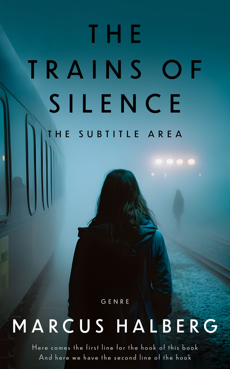 2D view of Premade Mystery & Thriller & Suspense Book Cover - Paradiso