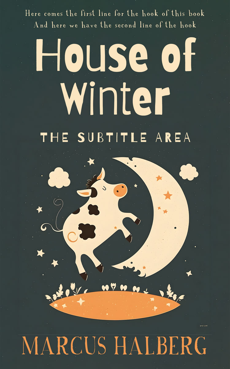 2D view of Premade Children's Book Cover - Cape Cod