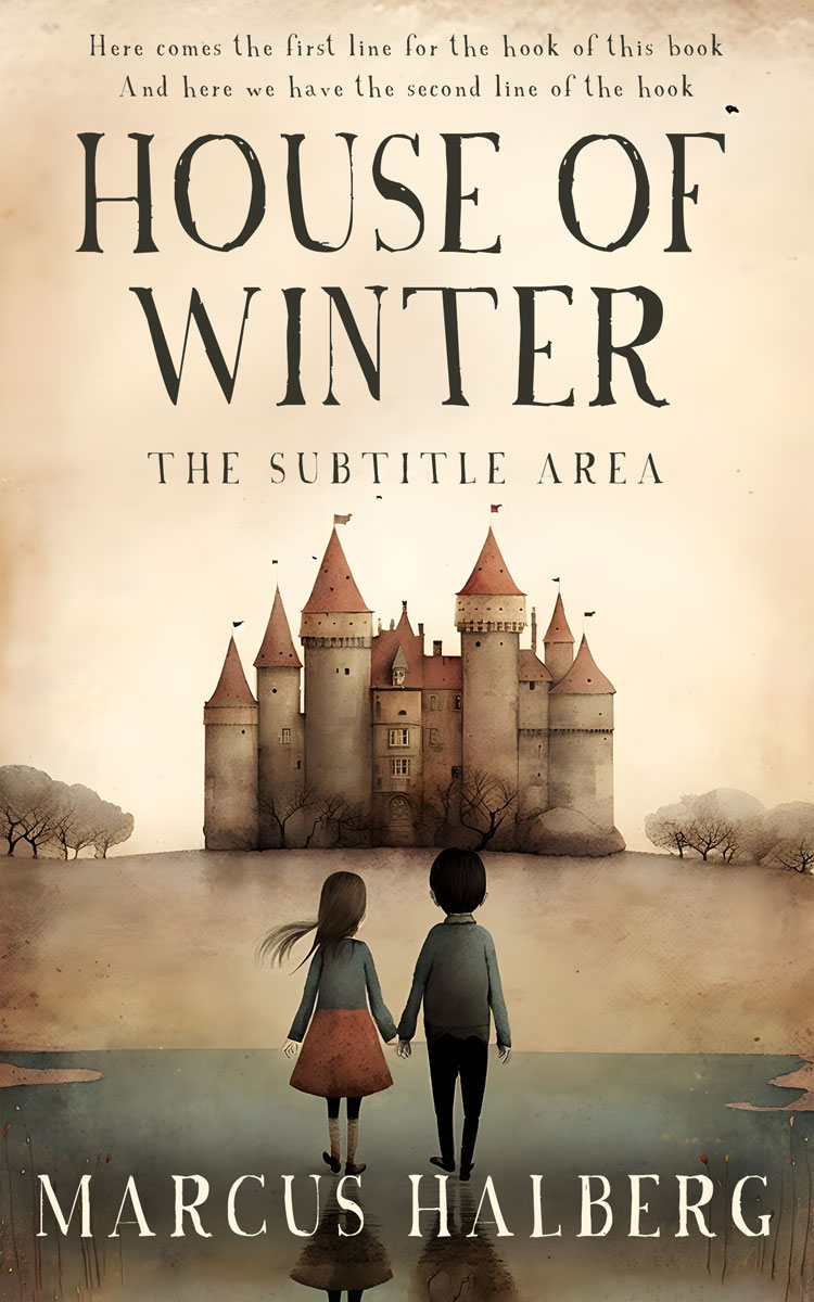 2D view of Premade Fantasy Book Cover - Mondo