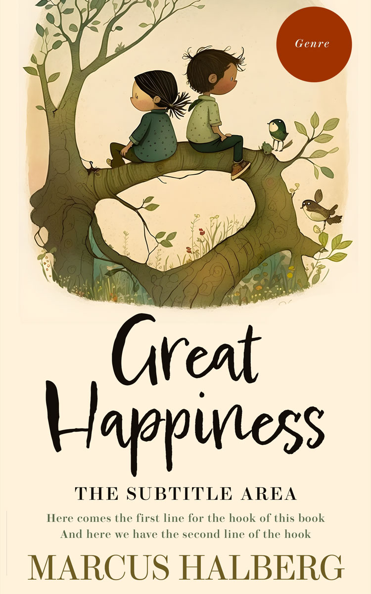 2D view of Premade Fantasy Book Cover - Lisbon Brown