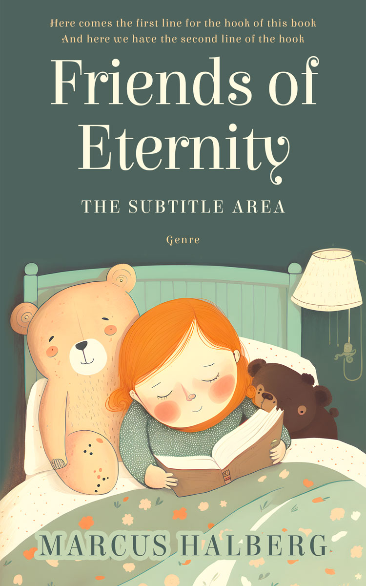 2D view of Premade Children's Book Cover - Nandor