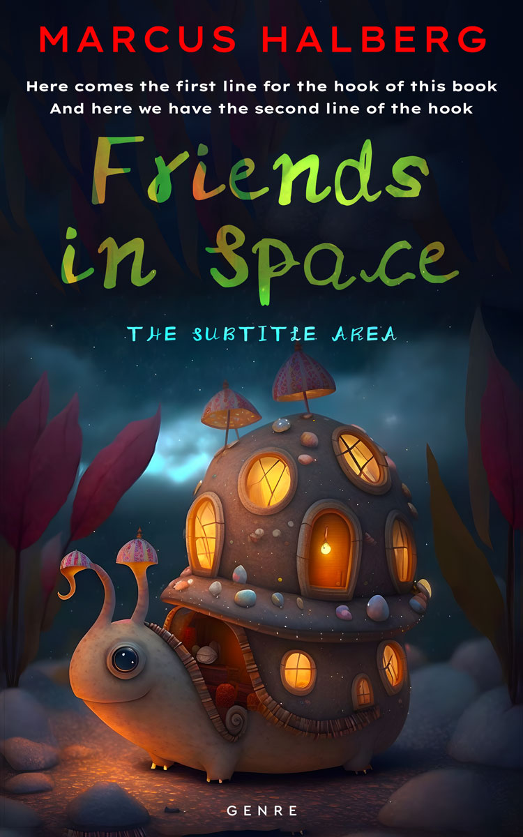 2D view of Premade Fantasy Book Cover - Charade