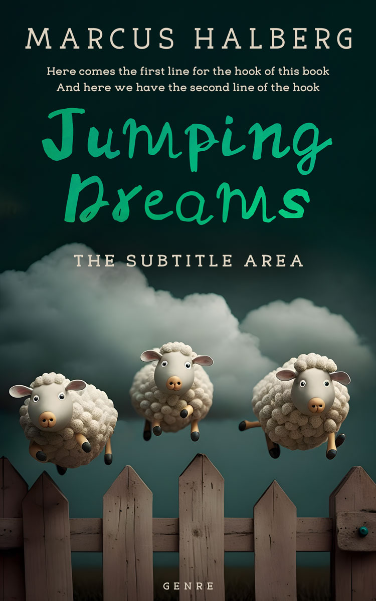 2D view of Premade Fantasy Book Cover - Aztec