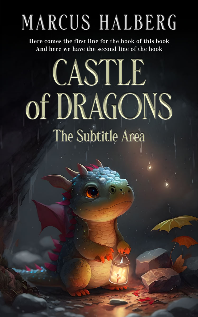 2D view of Premade Fantasy Book Cover - Baltic Sea