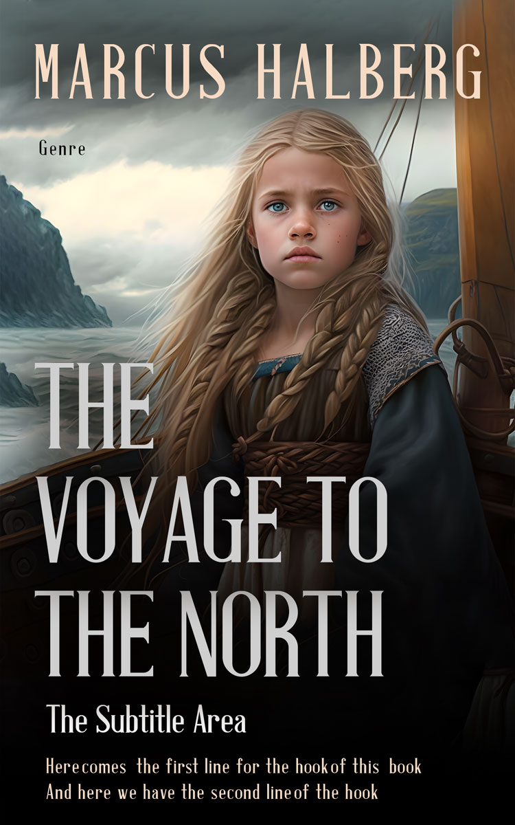 2D view of Premade Historical Book Cover - Swirl