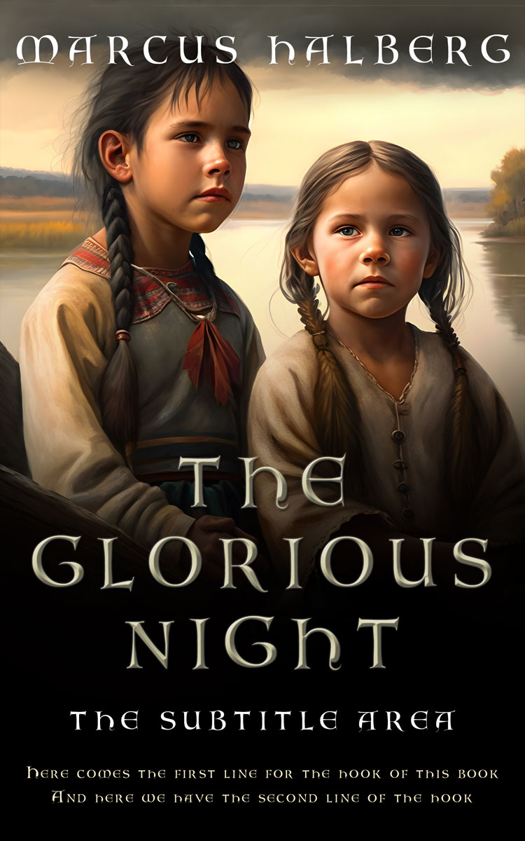 2D view of Premade Historical Book Cover - Brandy