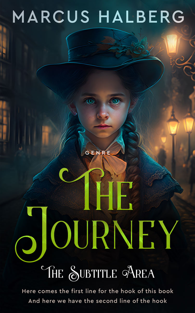 2D view of Premade Fantasy Book Cover - Woodsmoke