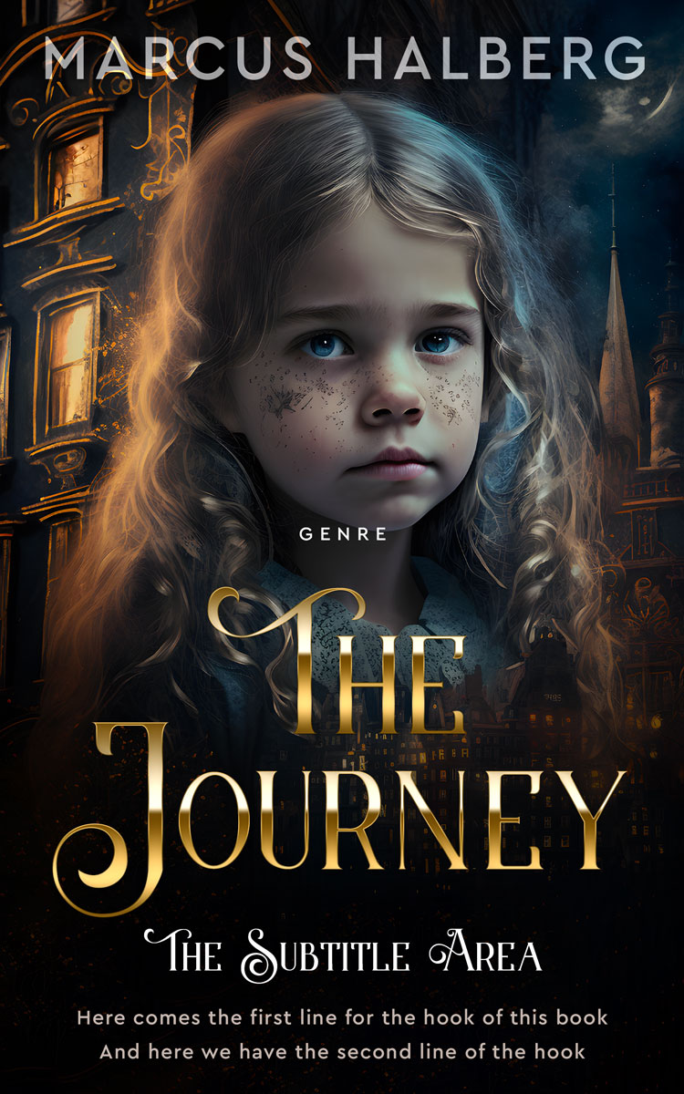 2D view of Premade Fantasy Book Cover - Woodsmoke