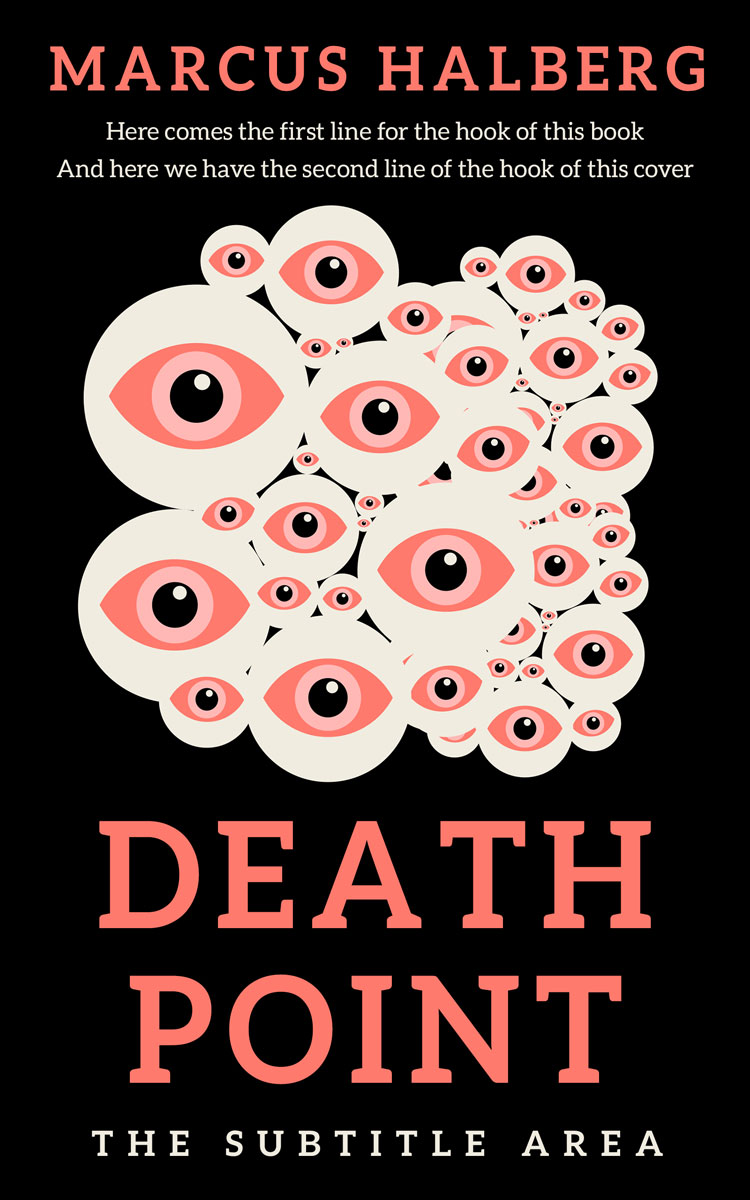 2D view of Premade Mystery & Thriller & Suspense Book Cover - Mandys Pink