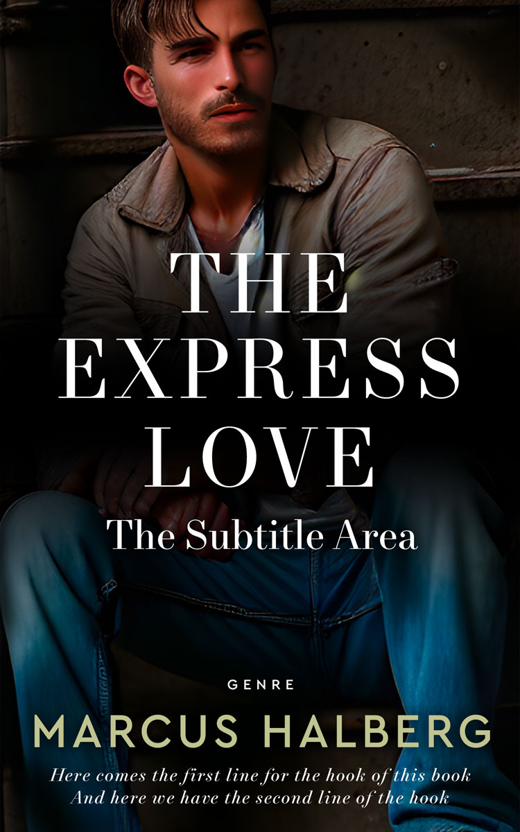 2D view of Premade Teen & Young Adult Book Cover - Woodsmoke