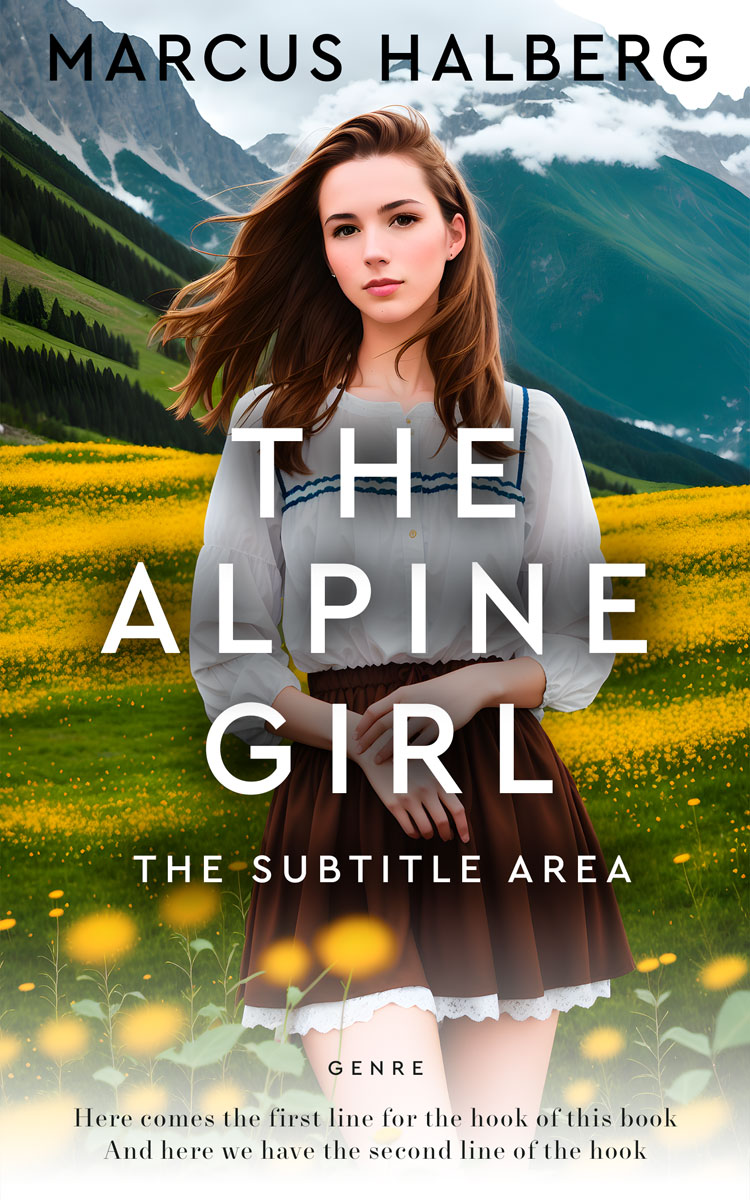 2D view of Premade Teen & Young Adult Book Cover - Cabbage Pont