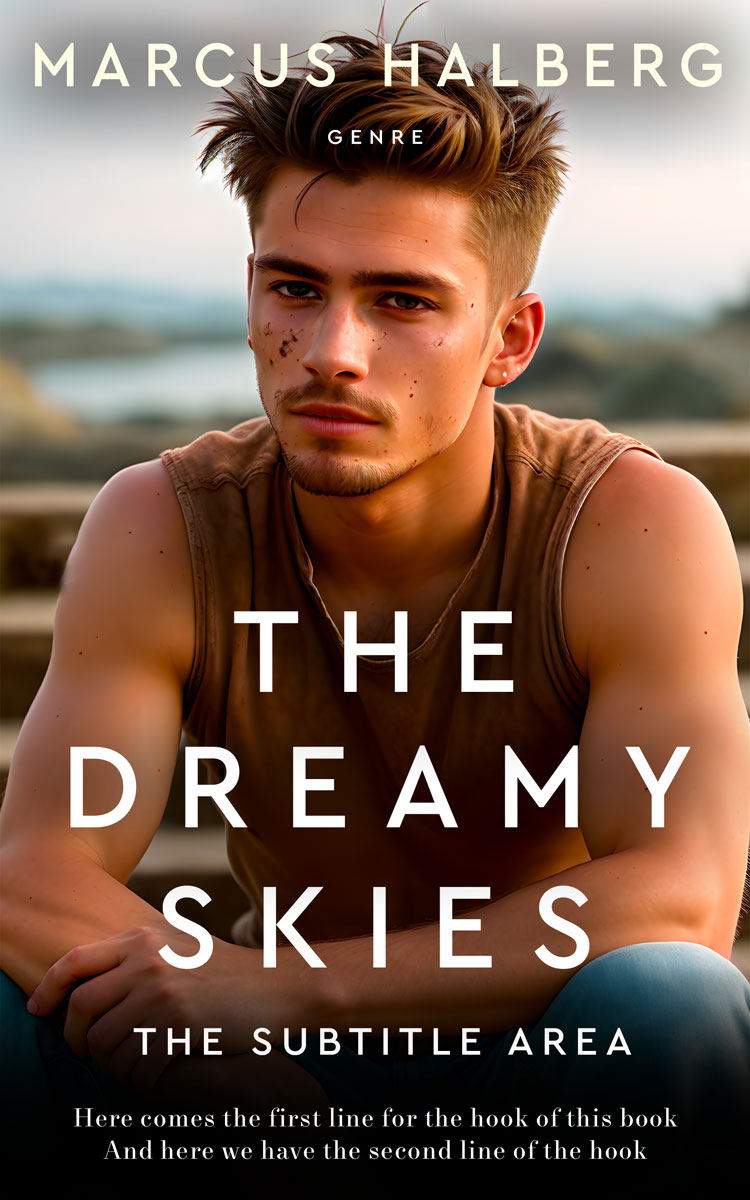 2D view of Premade Erotica Book Cover - Coffee Bean