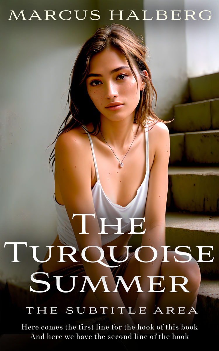 2D view of Premade Erotica Book Cover - Black Marlin