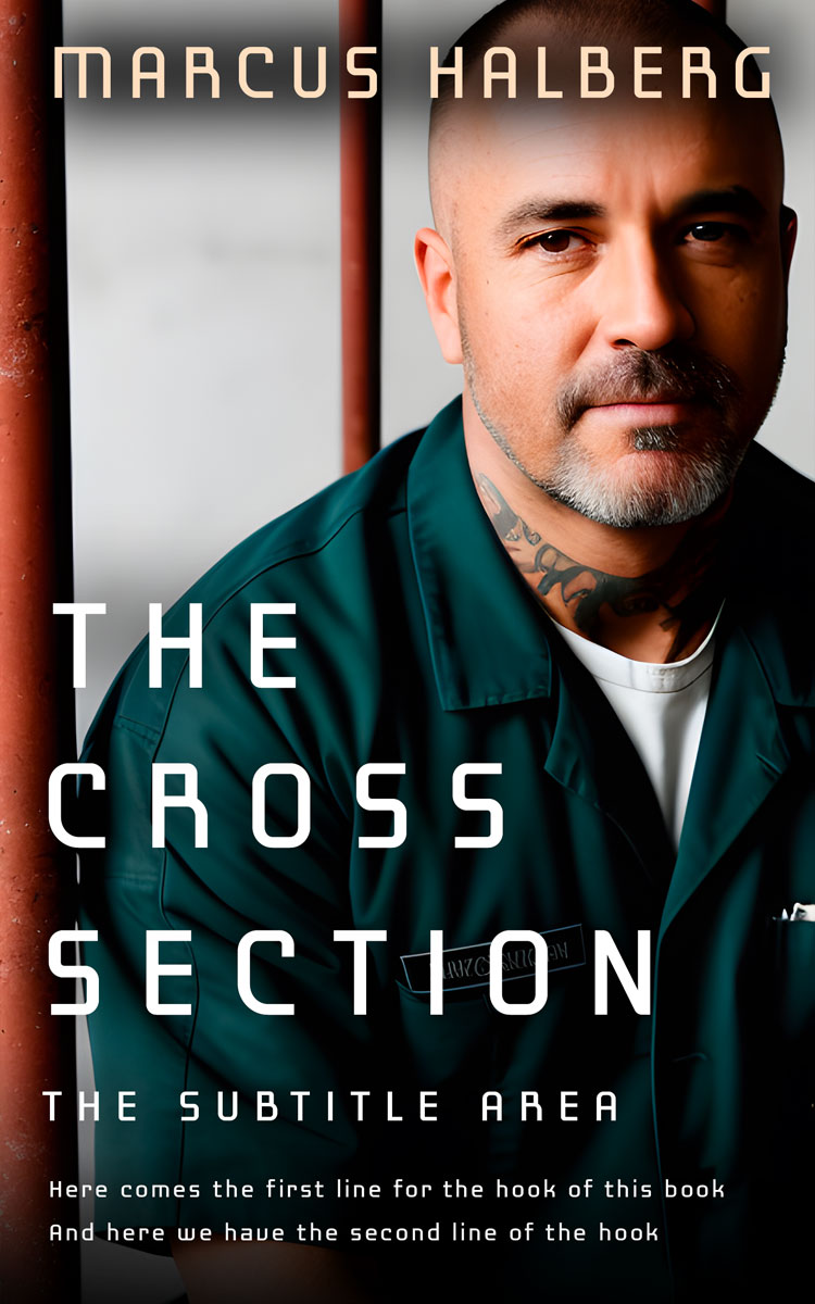 2D view of Premade Mystery & Thriller & Suspense Book Cover - Woodsmoke