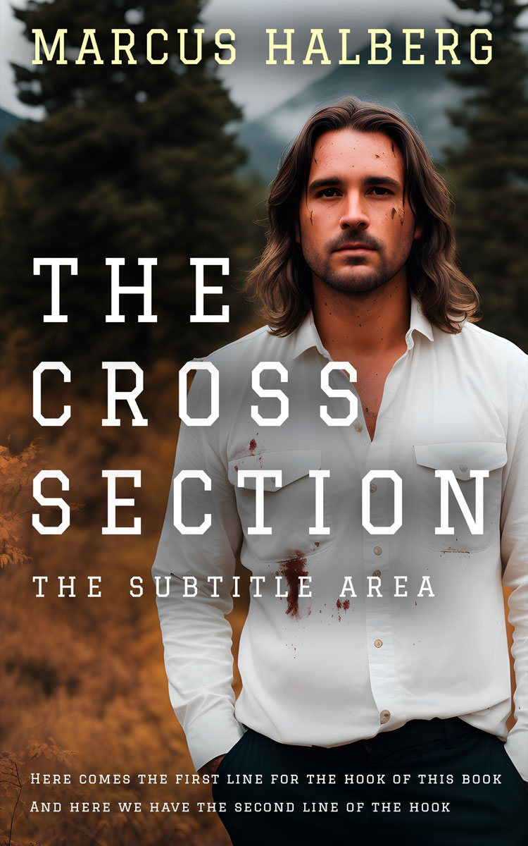 2D view of Premade Mystery & Thriller & Suspense Book Cover - Birch