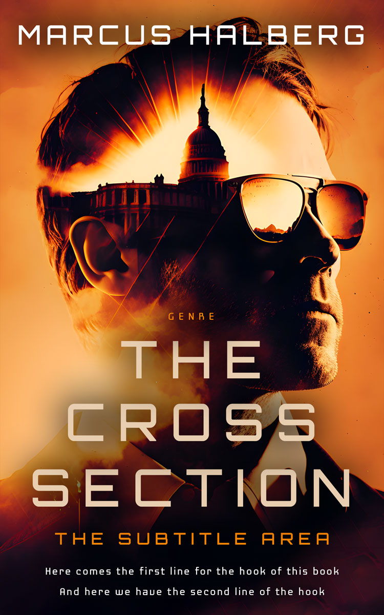 2D view of Premade Mystery & Thriller & Suspense Book Cover - Gondola