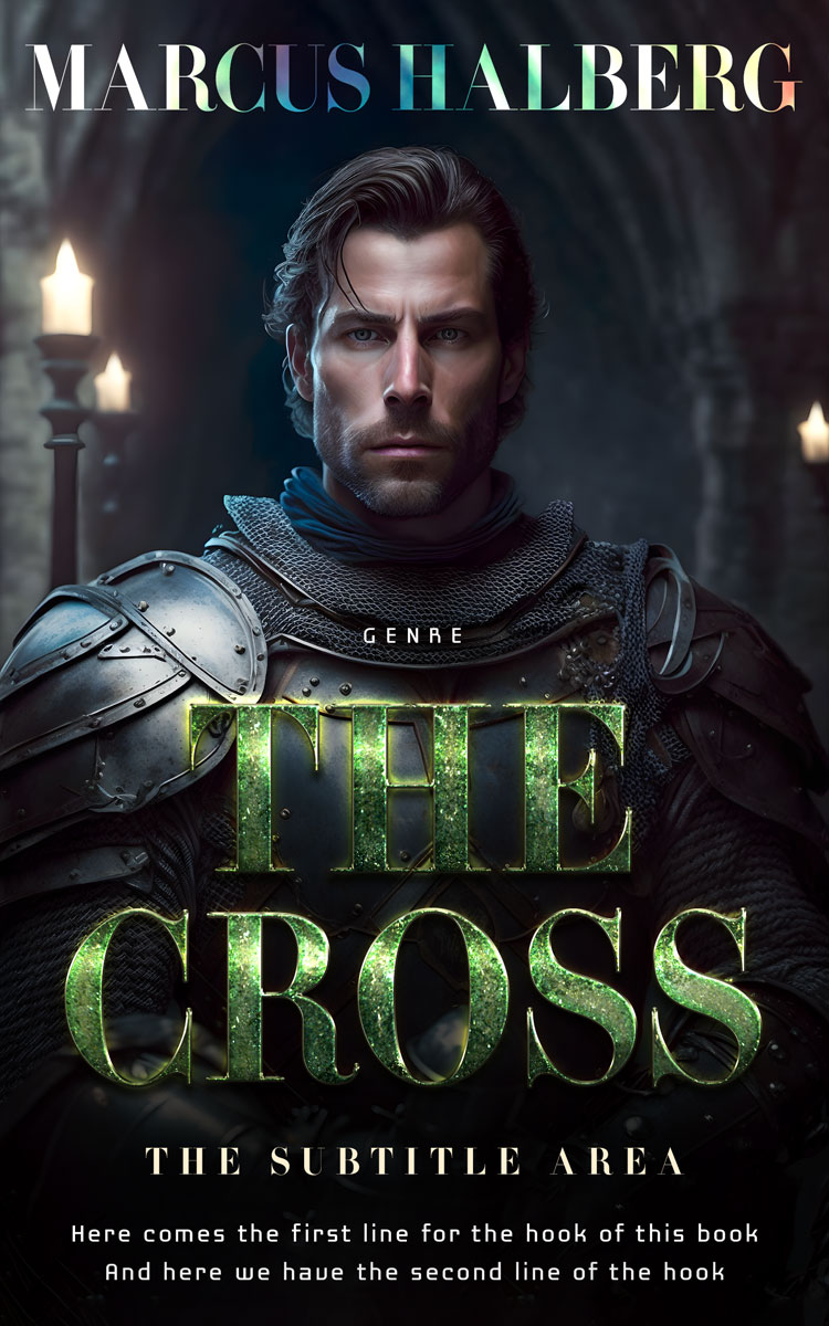 2D view of Premade Historical Book Cover - Shark