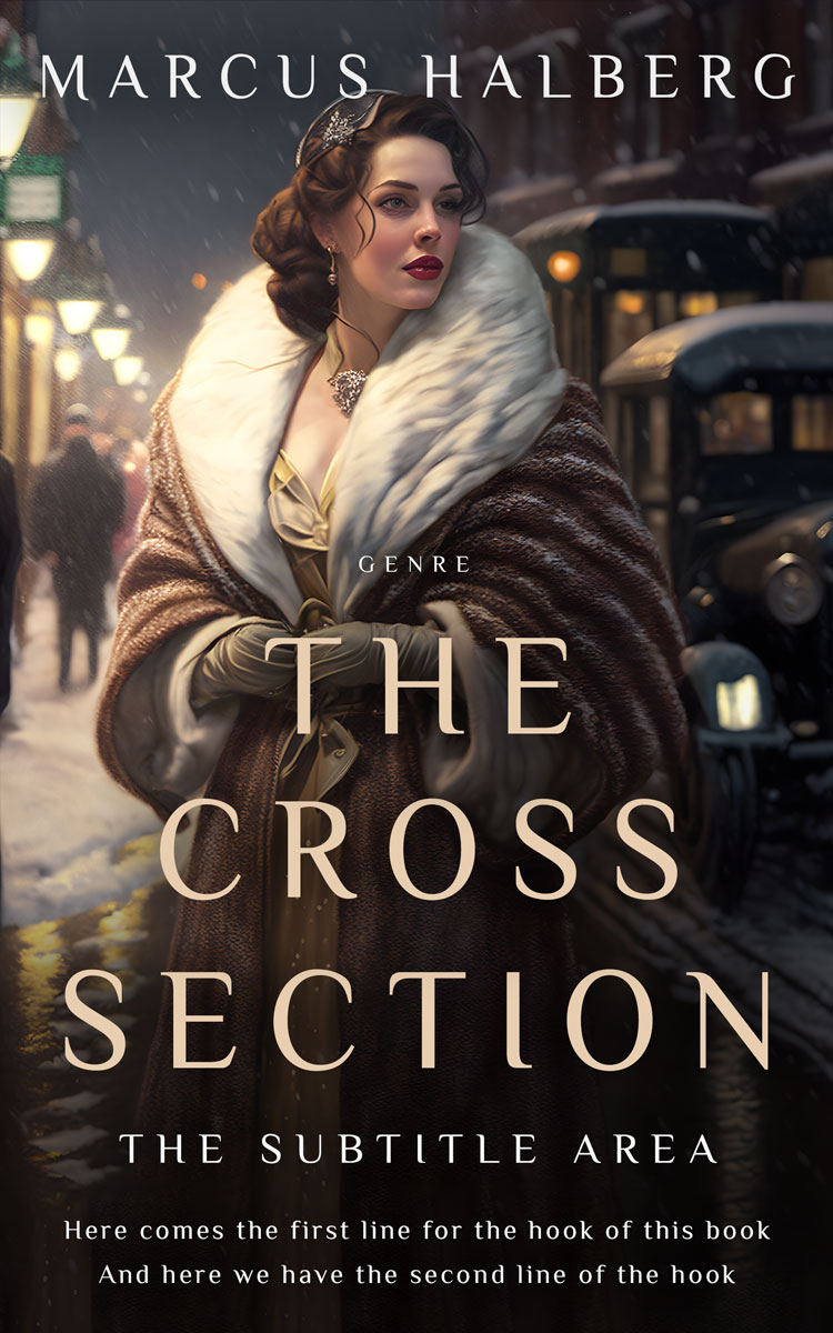 2D view of Premade Historical Book Cover - Thunder