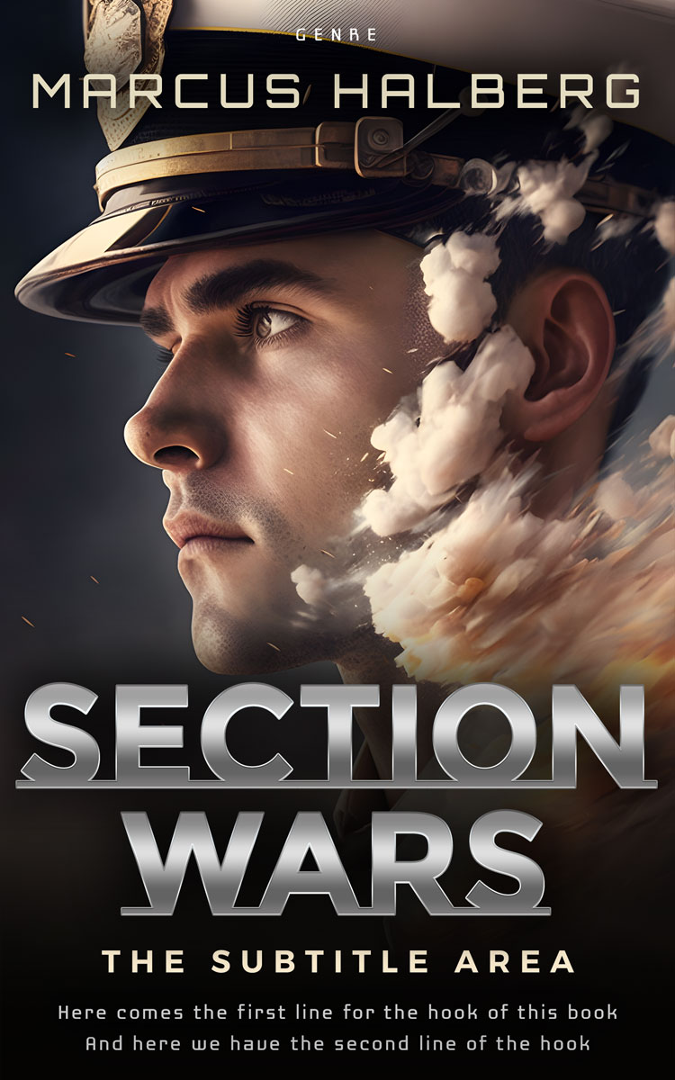 2D view of Premade Historical Book Cover - Thunder