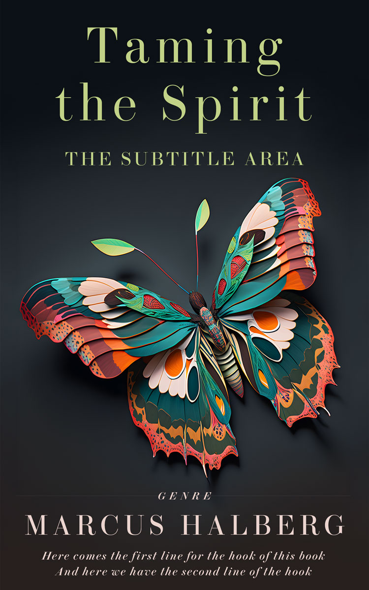 2D view of Premade Health & Mind & Body Book Cover - Shark