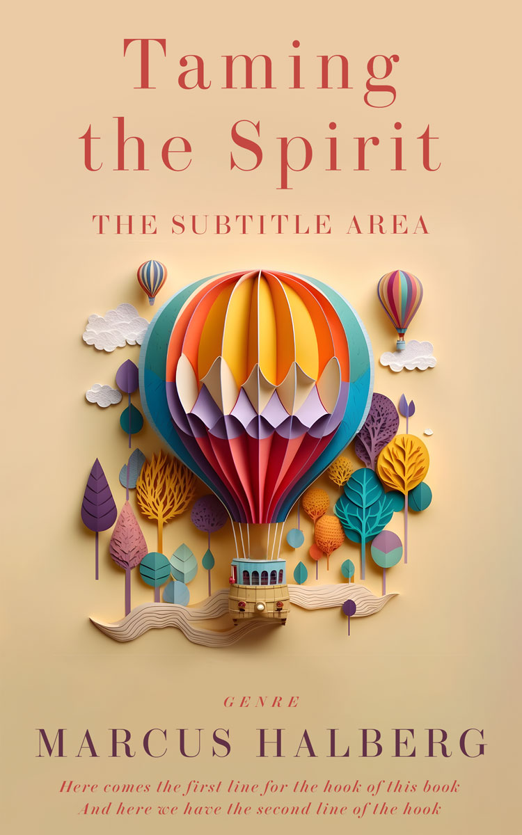 2D view of Premade Fantasy Book Cover - Brandy