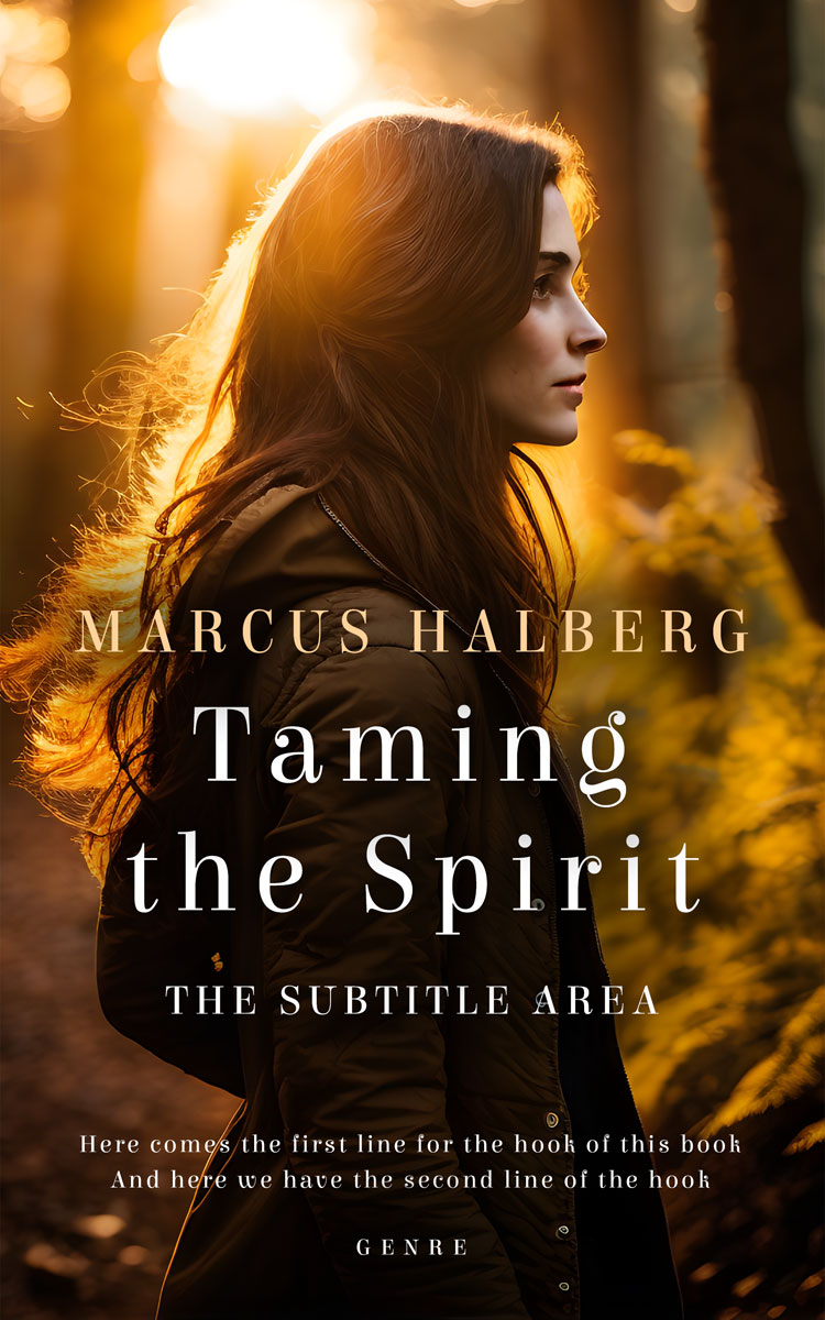 2D view of Premade Teen & Young Adult Book Cover - Graphite