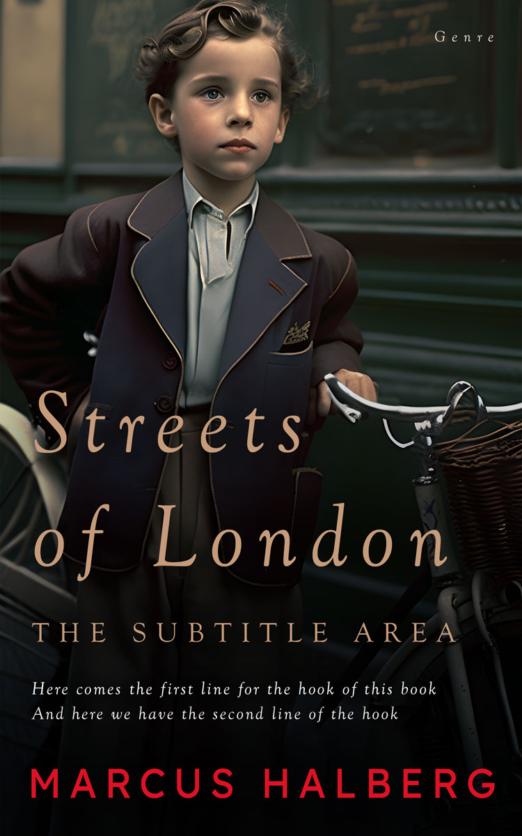 2D view of Premade Historical Book Cover - Heavy Metal