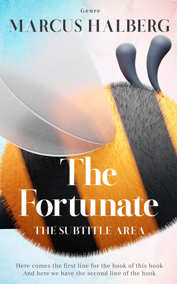 2D view of Premade Children's Book Cover - Swiss Coffee