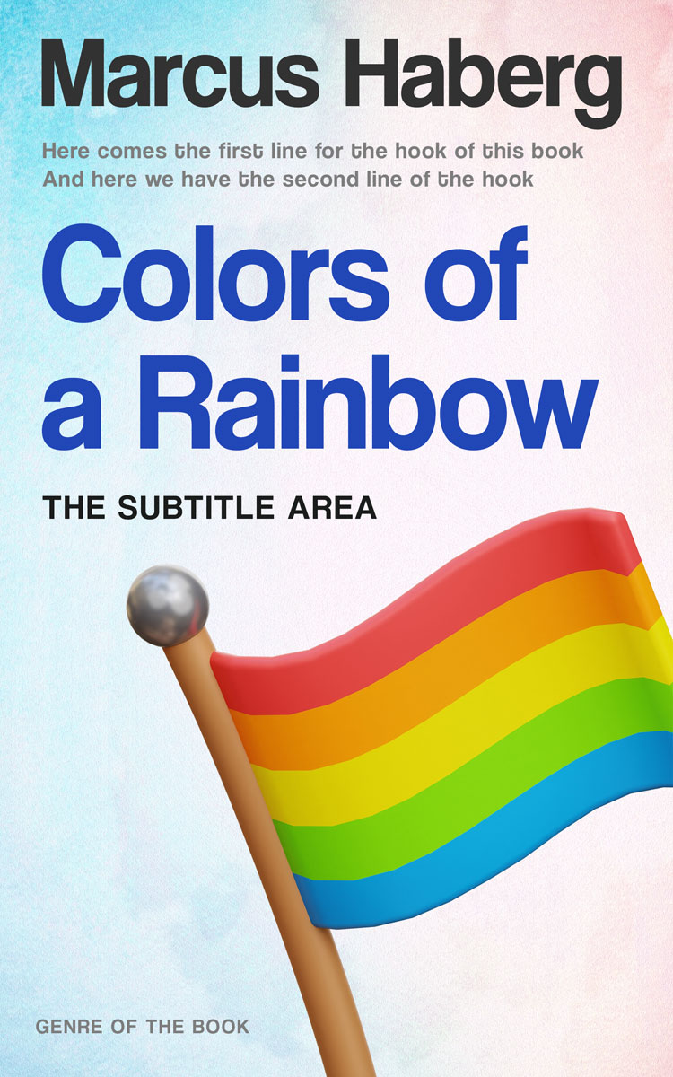 2D view of Premade LGBTQ Book Cover - Catskill White