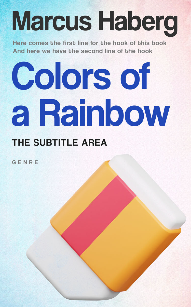 2D view of Premade Education Book Cover - Athens Gray