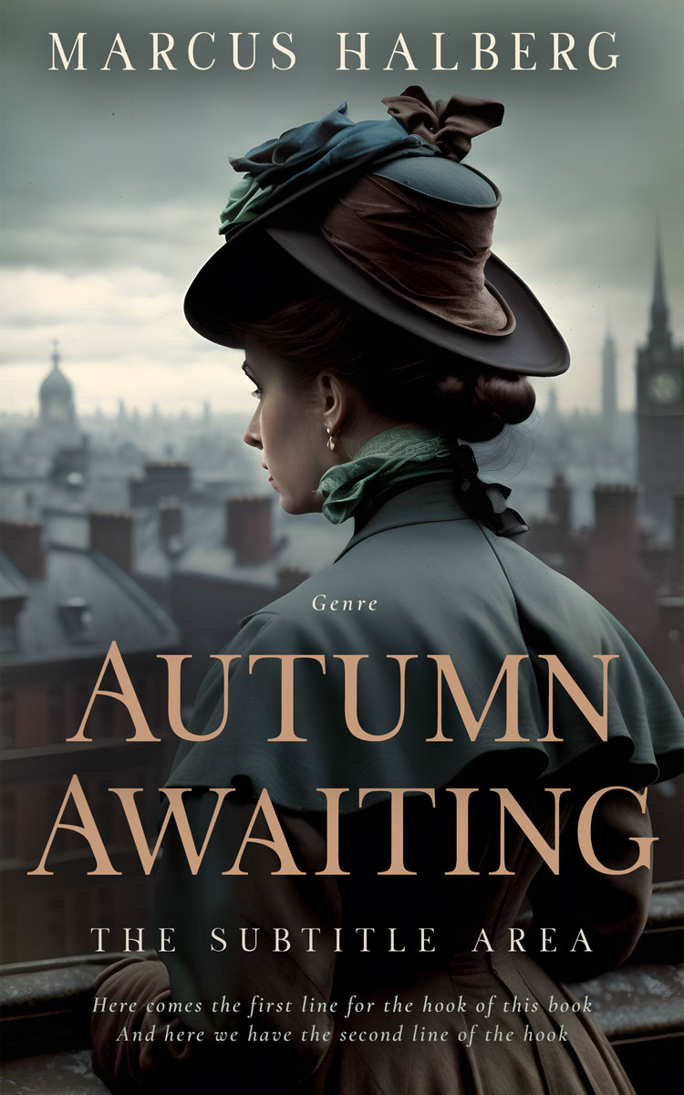 2D view of Premade Historical Book Cover - Heavy Metal