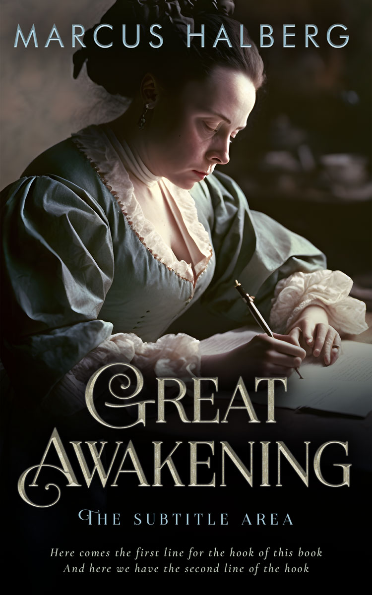 2D view of Rangoon Green #27118 - Premade Romance Book Cover