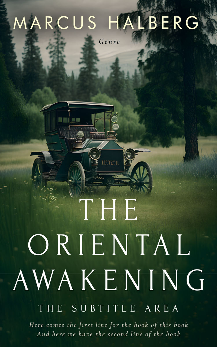 2D view of Premade Historical Book Cover - Celtic