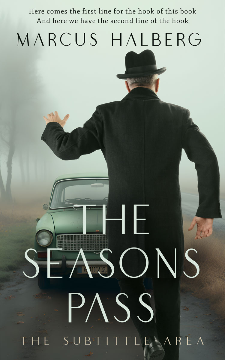 2D view of Premade Mystery & Thriller & Suspense Book Cover - Tasman