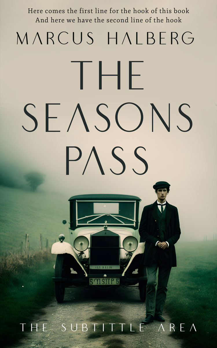 2D view of Premade Mystery & Thriller & Suspense Book Cover - Celtic