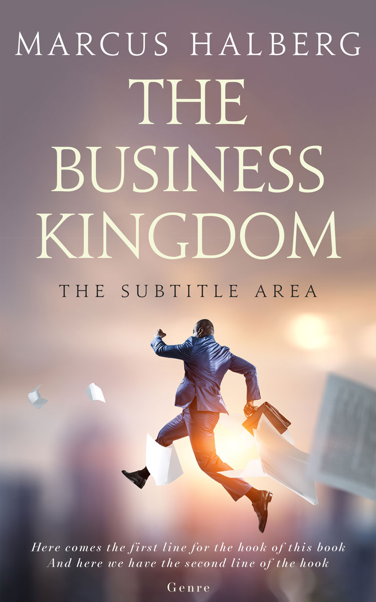 2D view of Premade Business Book Cover - Bazaar