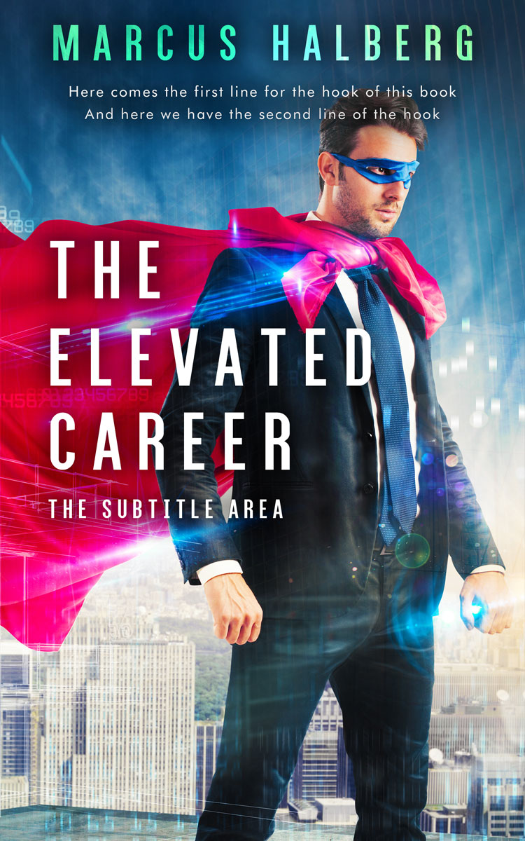 2D view of Premade Business Book Cover - Can Can