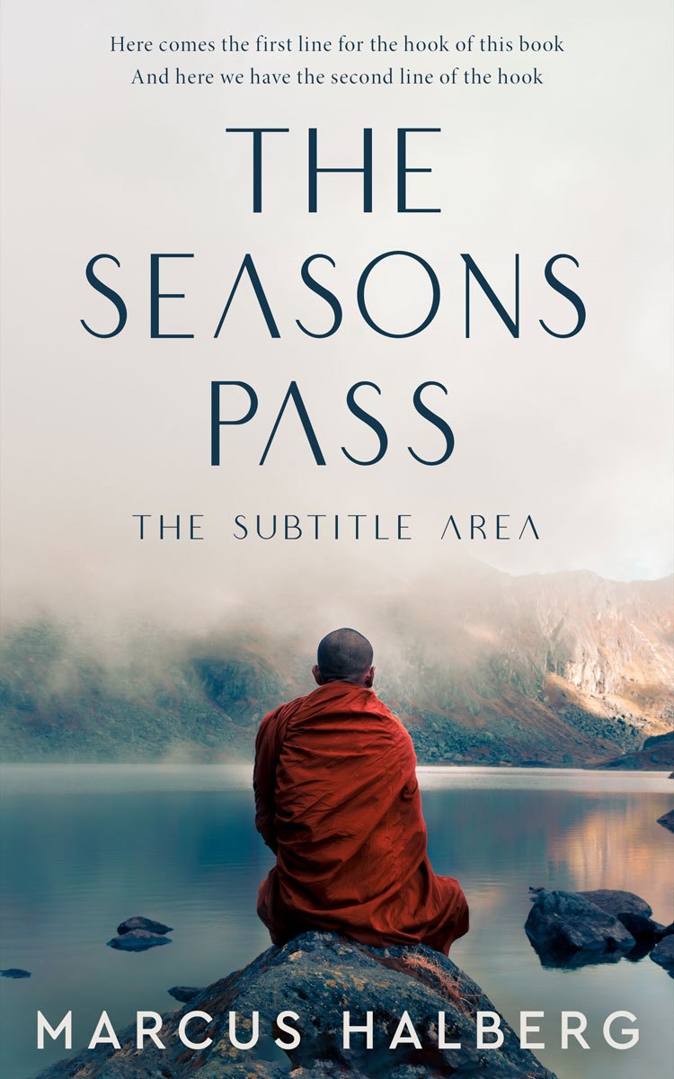 2D view of Premade Religion & Spirituality Book Cover - Oxford Blue